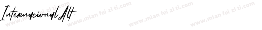 Internacional Alt字体转换